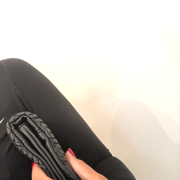 Faux leather beaded wristlet/clutch - Picture 7 of 7